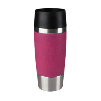 Tefal   TRAVEL MUG K30871 Isoleerbeker - inhoud 0.36L RVS / raspberry