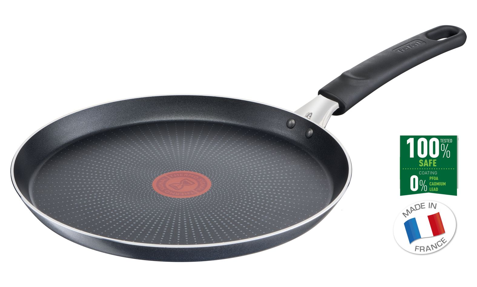 Tefal XL Force Crêpepan - 25 cm - Zwart - Titanium - Anti-aanbaklaag