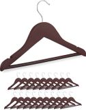 Merkloos Relaxdays Kinderkledinghangers Hout - Set van 20 - Bruin