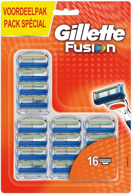 Gillette Fusion Manual - 16 stuks - Scheermesjes