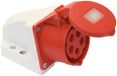 Cetac-fitting, 3P+N+T, IP44, 400 V, 16 A