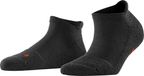 FALKE Keep Warm kort eenkleurig wol sneakersokken enkelsokken unisex grijs - maat 35-36