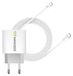 Mayaxess, adaptateur secteur 20W pour Pixel 8a + câble USB-C 1 mètre, blanc
