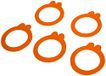 Le Parfait 8012382.0 afdichtring met 2 oren, kunststof, oranje, diameter 85 mm, 10 stuks