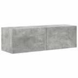 vidaXL TV Wandkast 98 x 31 x 29,5 cm Betongrijs Bewerkt hout