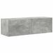 vidaXL TV Wandkast 98 x 31 x 29,5 cm Betongrijs Bewerkt hout