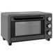 Four à pizza, 21 litres, 1400W, minuteur (60 minutes), contrôle de température 100-230°C, plaque de cuisson, grille, acier inoxydable (gris)