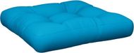 vidaXL Palletkussen 50x50x12 cm stof blauw