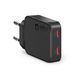 SBS TETRGAN2C65SLIM Chargeur rapide universel pour appareils mobiles - 65W USB-C PD GaN - Noir