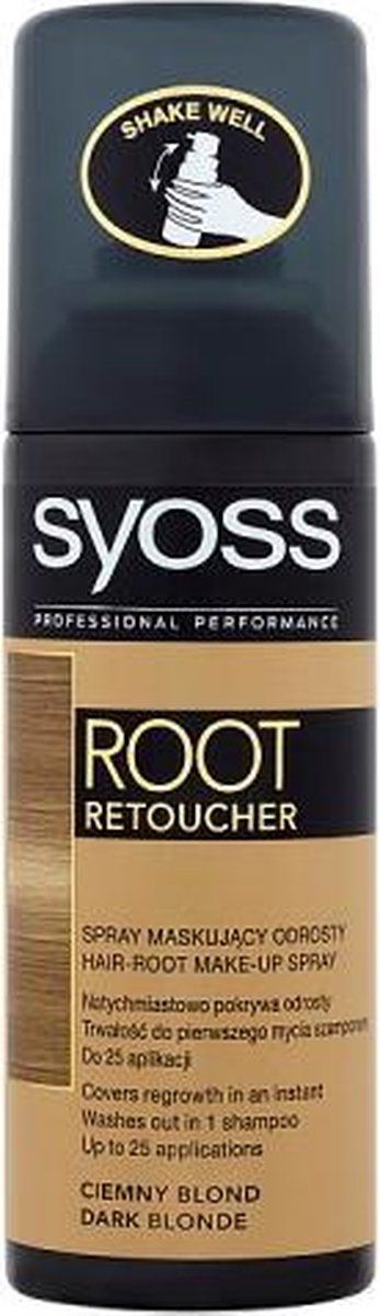Syoss Root Retoucher spray do maskowania odrostów Ciemny Blond 120ml