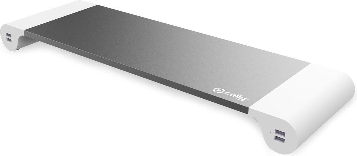 Celly Monitor Standaard Smart Worker Usb 55,5 X 16,8 Cm Wit