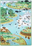 Melissa & Doug Wereldreis Speelkleed Met Dieren 200 X 147 Cm