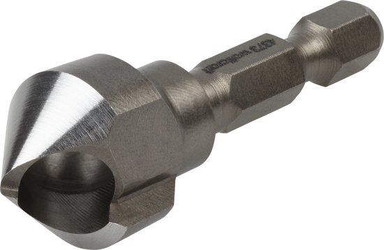 wolfcraft - Dwarsgat Verzinkboor - Ø 16 mm - Zeskantschacht - 4373000
