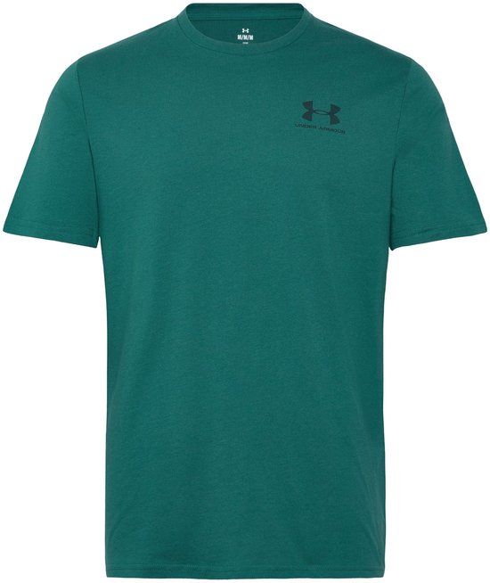 Under Armour UA M SPORTSTYLE LC SS-GRN Heren Sportshirt - Rack Groen - Arden Groen