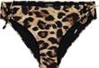 Protest MIXCabelus Bikini Broekje Dames - Fudge Camel - Dierenprint - Maat S