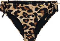 Protest MIXCabelus Bikini Broekje Dames - Fudge Camel - Dierenprint - Maat S