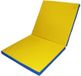 Gamma 200x100x10 tapis de gymnastique, pliable, bleu-jaune