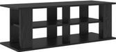 vidaXL meuble TV chêne noir 96 x 35 x 33,5 cm