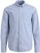 Jack & Jones Junior Chemise Manches Longues Coton Uni Cashmere Blue