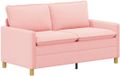 vidaXL Sofa Rose Tissu 156 x 81 x 87,5 cm