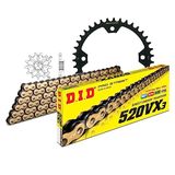 Kettingset DID Kettingset staal 520VX3 / 102 eindeloos voor Yamaha YFM R YFM25R 250 cc