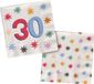 Folat Servetten Starburst 30 (20 stuks) - 33 x 33 cm