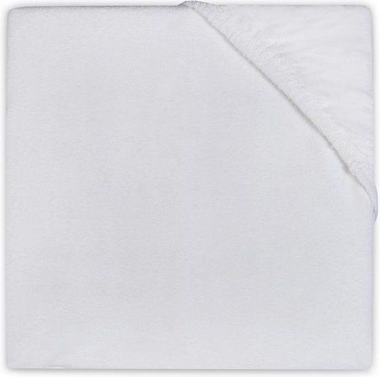 Jollein Molton Wieg Hoeslaken - Wit - 40x80/90cm