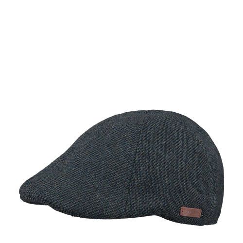Barts flatcap Mitchell donkerblauw maat L