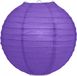 Merkloos / Sans marque Luxe bol lampion donker paars 35 cm