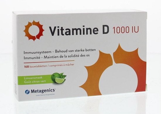 Metagenics Vitamine D 1000IU Tabletten 168st