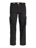 JACK&JONES JPSTKANE DOVER ZIP CARGO SN Jongens Broeken Zwart