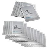 TUKA-i-AKUT [50x] A3 Infoframe Magneetlijst met Zelfklevende Achterkant, Gemakkelijk Uitwisselbaare Magnetische Wissellijst voor Wanden en Deuren, Informatielijst Set van 50 Zilver Kleur, TKD8400-A3-50x