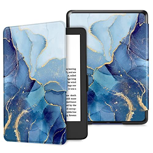 Fintie Hoes voor Kindle (11e generatie - 2022) - Auto Sleep/Wake - Oceaan marmer