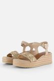 Tamaris Sandales raphia beige textile - femme - taille 42