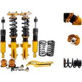 Icecat Kit de coilovers, hauteur réglable, longueur 70 cm, largeur 50 cm, hauteur 20 cm, taux de ressort 8 kg/mm