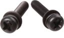 Shimano M5 x 22mm Noir Aluminium Vis 2 Pièces