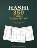 Hashi Bridges Puzzles: 350 Medium Hashiwokakero Logic Puzzles, All Solutions Included - Medium Edition