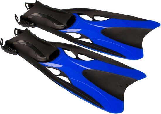 Waimea Zwemvliezen - Verstelbaar - Kobalt/Zwart - Maat 37-41