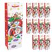 Idena 30346-12 - Kerstmannenfleszak, 12 stuks, 12 x 36 x 9 cm, papieren zakken, cadeauzakken, kerstzakken