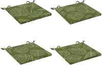 vidaXL Zitkussens SOEST 4 stuks 100% Polyester Bladontwerp