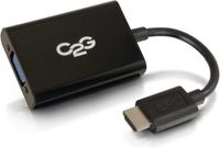 CablesToGo 41351 video kabel adapter 0,2032 m HDMI VGA (D-Sub) Zwart