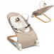 Caretero Pine Transat pour bébé - Design en bois, réglable, jusqu'à 12 kg