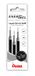 Pentel LRN5-3A navulvulling voor EnerGel pennen 0,5 bal = 0,25 mm lijndikte, naaldpunt, 3 stuks, zwart