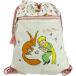 Cyp El Principito- Mochila Saco, Mochila con Cuerdas, Bolsa extraescolares, Little Prince, Color Beige, Producto Oficial