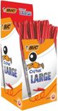 BIC Cristal Rood Stick balpen 50 stuk(s)