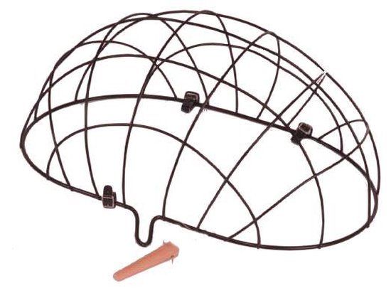 Basil Pluto Space Frame Draadkoepel - Zwart - Metaal - Fietsmand voor Volwassenen