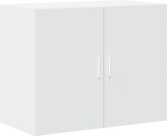 vidaXL Wandkast 80x42,5x64 cm bewerkt hout wit