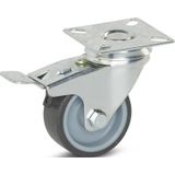 Meso Meubel zwenkwiel met rem 50mm - 40kg draagvermogen