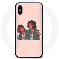 Maniacase Etui voor iPhone XS Max Inktvis spel Ji Yeong Nr 240 EN Kang Sae Byeok Nr 067