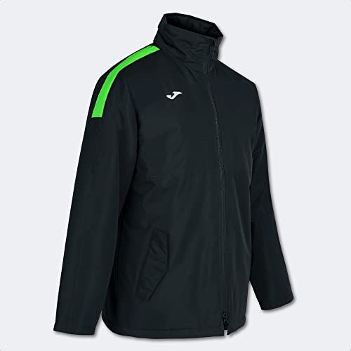 Joma XS Anorak - Zwart/Neon Groen - Unisex - Volwassenen